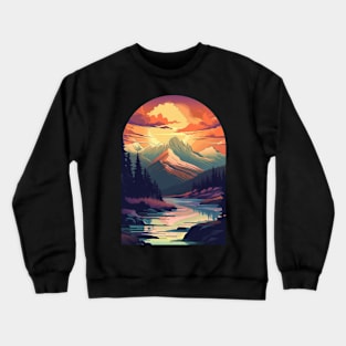 Mountain Radiance Oasis Crewneck Sweatshirt